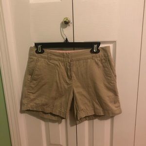 J crew khaki shorts